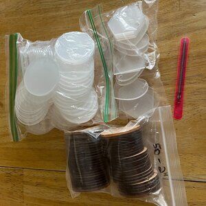 Acrylic Keychain Blank Disks Lot - Over 165 Shapes